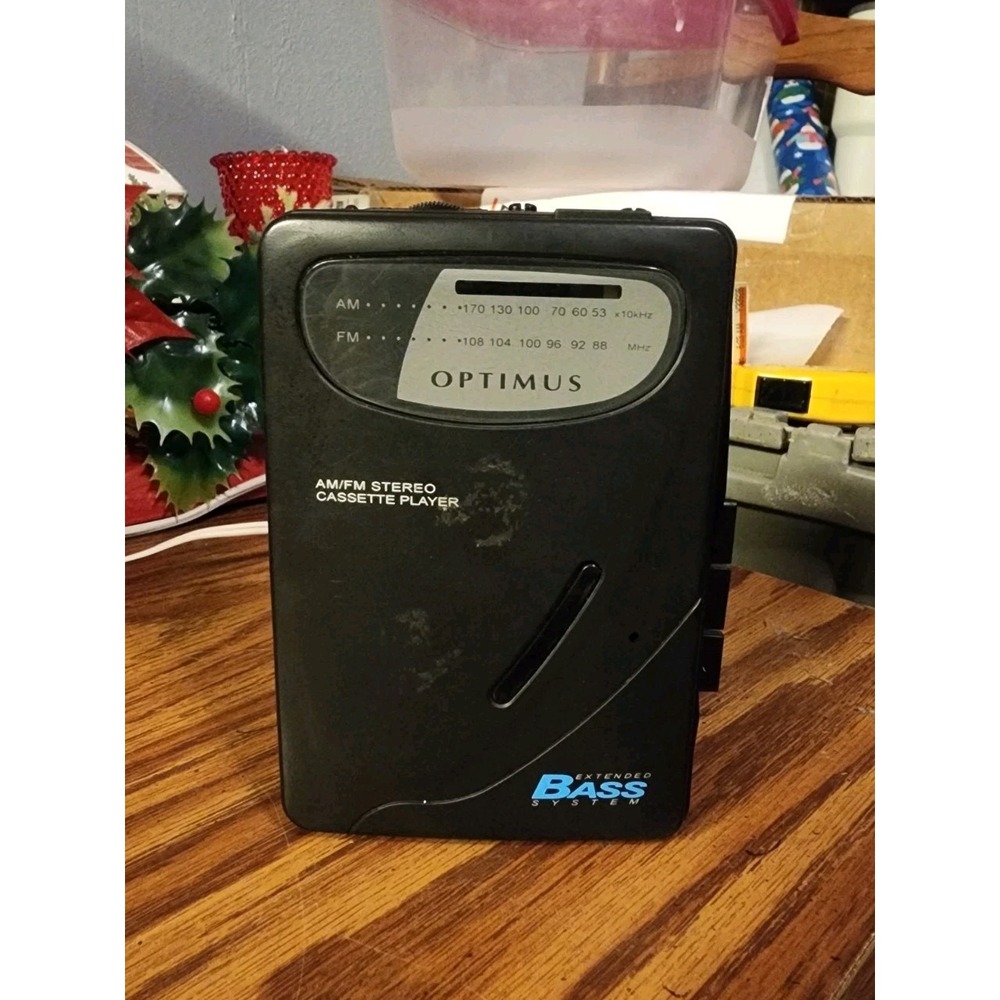 Vintage‎ Optimus SCP-94 Stereo Cassette Player Extended Bass System, Tested